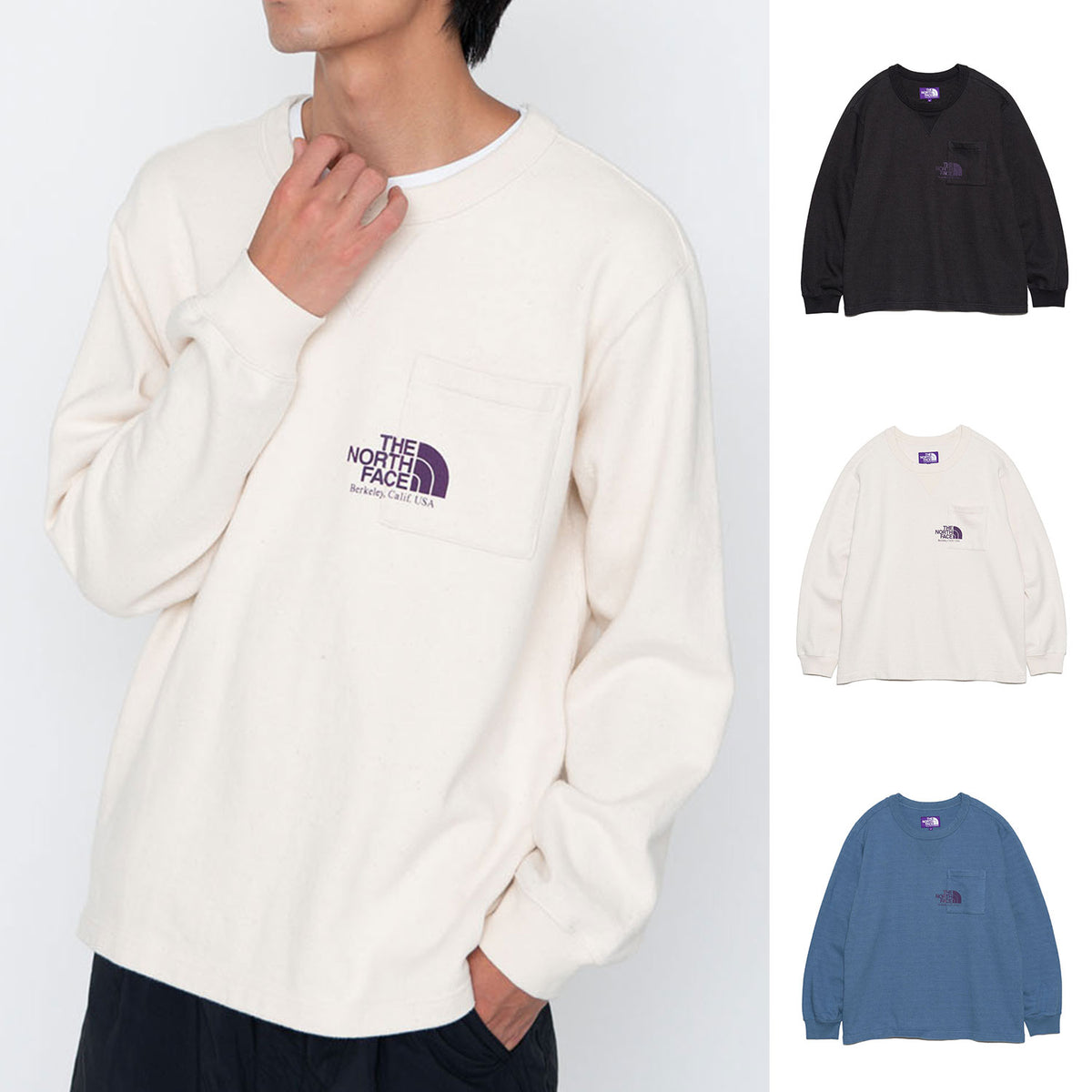THE NORTH FACE PURPLE LABEL Field Long Sleeve Graphic Tee [ NT3405N ] –  cotwohk