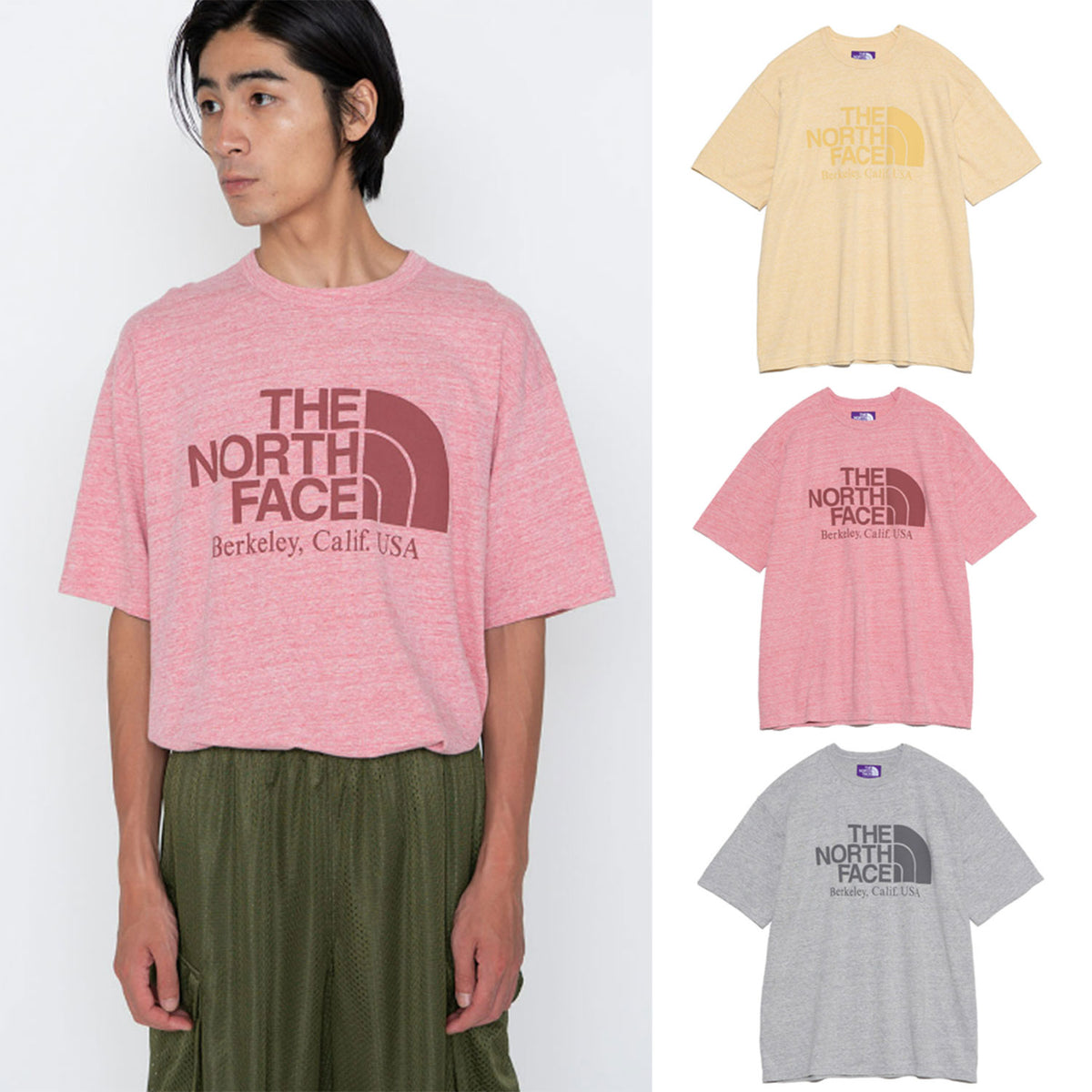 THE NORTH FACE PURPLE LABEL Cotton Rayon Field Graphic Tee
