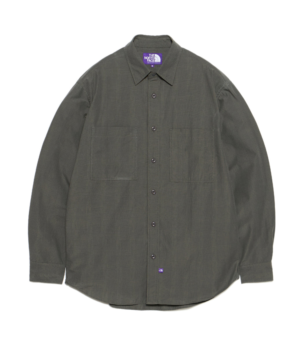 THE NORTH FACE PURPLE LABEL Double Pocket Plaid Field Work Shirt
