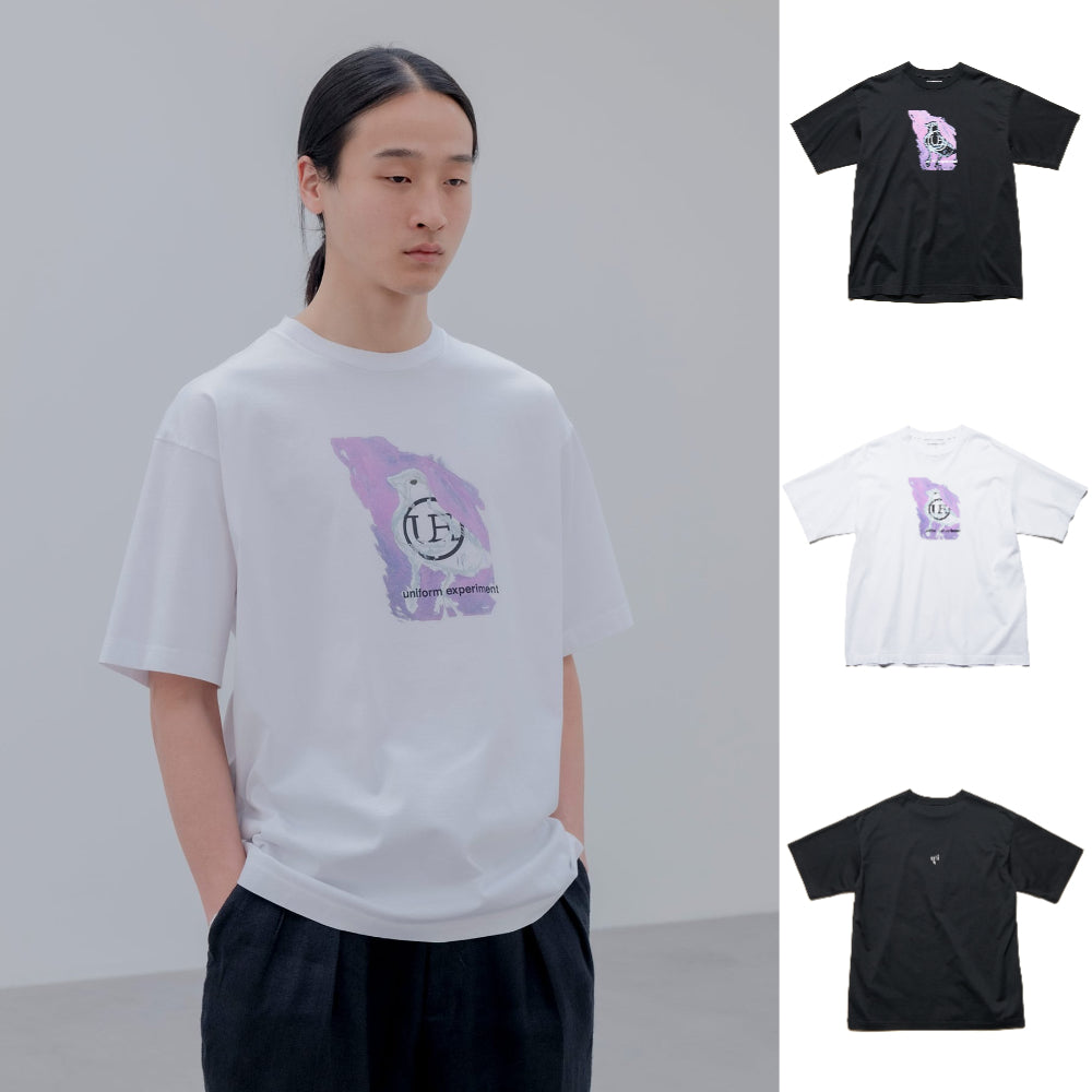 uniform experiment 25A/W ASGER JORN: PORTRAIT TEE [ UE
