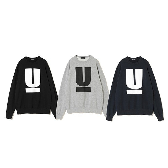 Restock UNDERCOVER Iconic Print Crewneck Sweatshirt Underbar U cotwohk