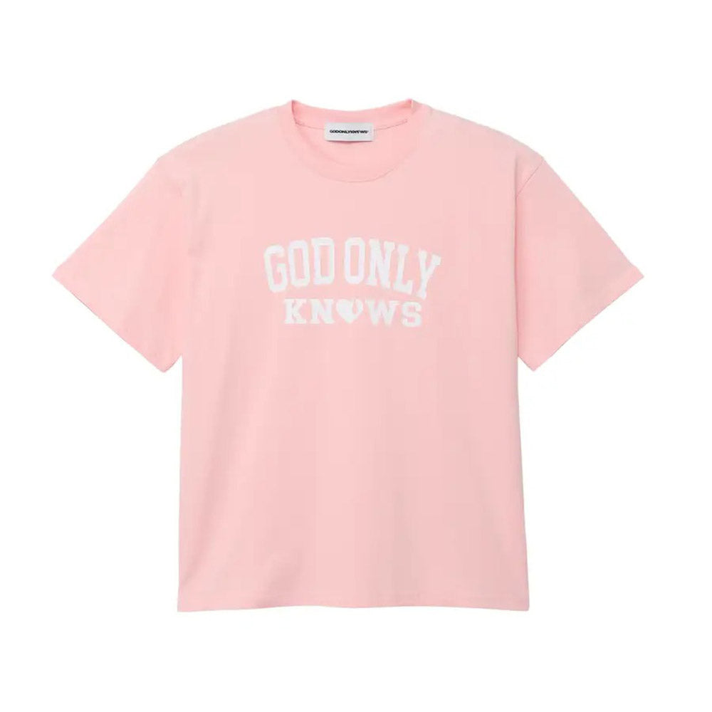 アイドル GOD ONLY KNOWS COLLEGE LOGO T-SHIRT V.A. TOKYO x GOD ONLY KNOWS COLLEGE LOGO T-SHIRT – cotwohk