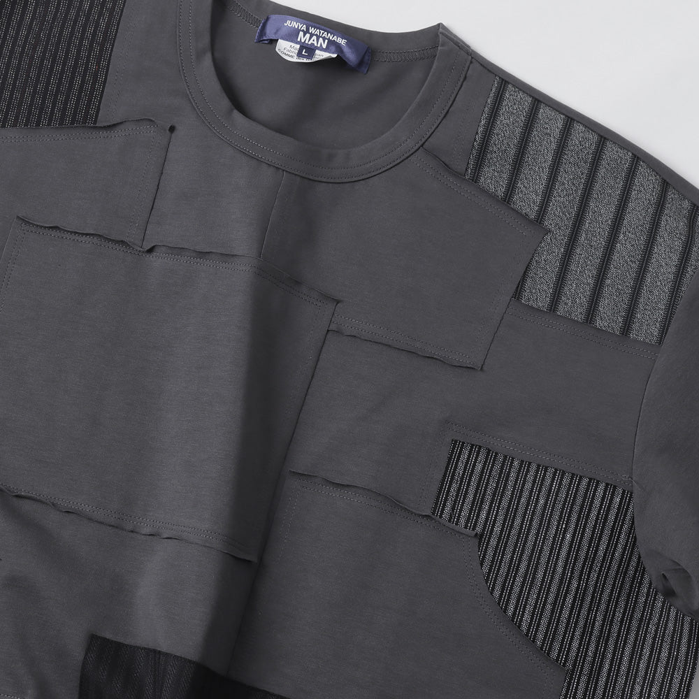 [JUNYA WATANABE MAN] WS-T007-051 ジュンヤワタナベ　kiss tee サイズM　白　FK Cotton jersey print apple pattern large T007 (WC-T007-051) | JUNYA