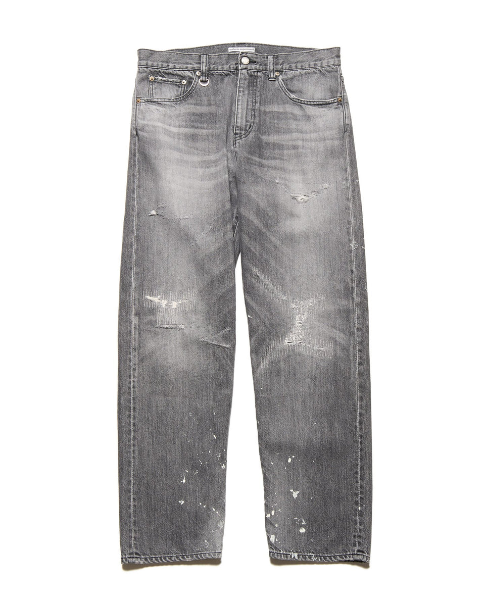 パンツ 25ss uniform experiment fragment design uniform experiment 26S/S DAMAGED REGULAR-FIT JEANS [ UE-260012