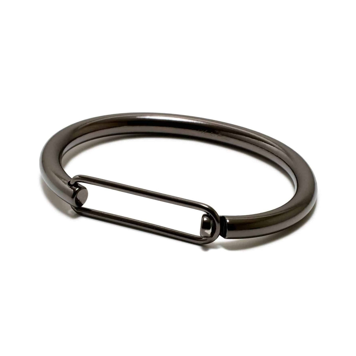 Master-Piece - Carabiner Key Ring in Black Leather (Restock)