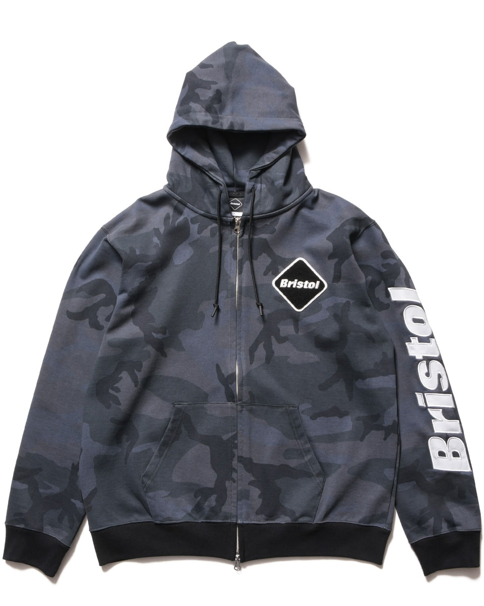 新品 FC Real Bristol AUTHENTIC LOGO SWEAT Pre-order ] F.C.Real Bristol 26A/W SLEEVE LOGO ZIP-UP SWEAT HOODIE