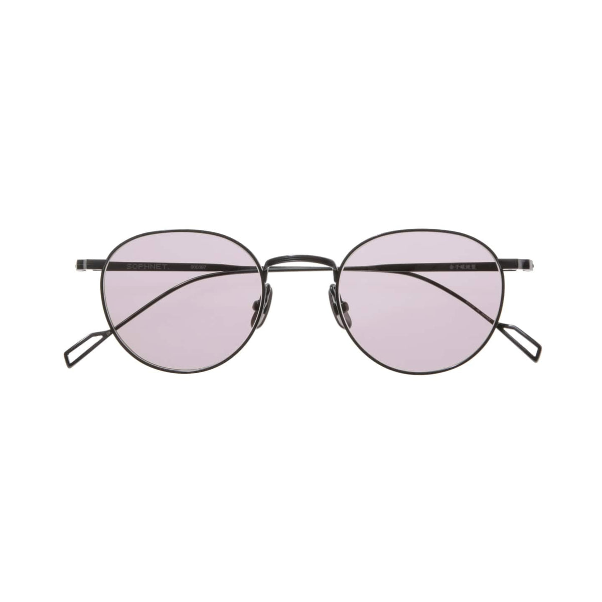 SOPHNET. BASIC LINE KANEKO OPTICAL TITANIUM SUNGLASSES BOSTON