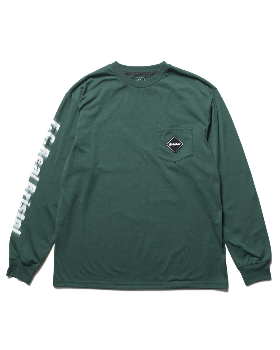 トップス M Bristol FCRB BLURRED LOGO POCKET TEE F.C.Real Bristol 25S/S BLURRED LOGO L/S TEAM POCKET TEE