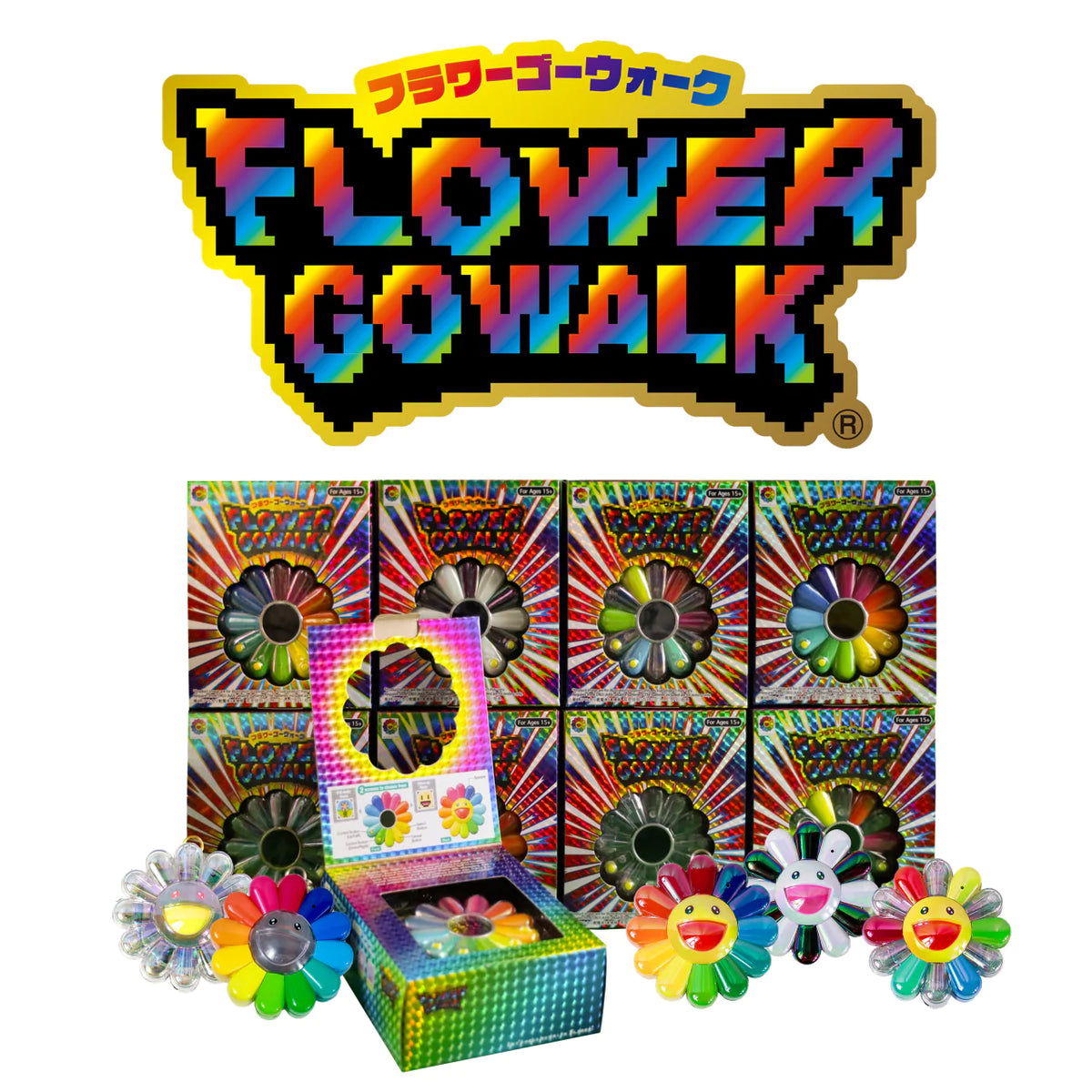FLOWER GO WALK レインボーカラー UR 英語 FLOWER GO WALK レインボーカラー UR 英語 FLOWER GO WALK