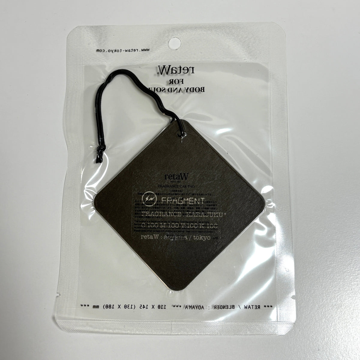 fragment design x retaW HARAJUKU FRAGRANCE CAR TAG – cotwohk