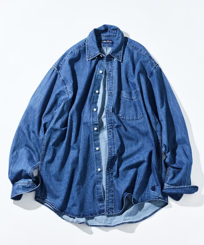 NAUTICA ( JAPAN ) Vintage-Style Denim BD Shirt – cotwohk
