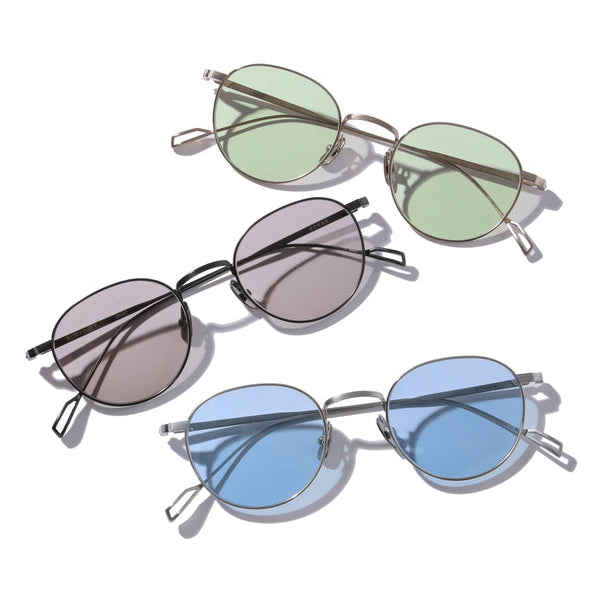 SOPHNET. BASIC LINE KANEKO OPTICAL TITANIUM SUNGLASSES BOSTON