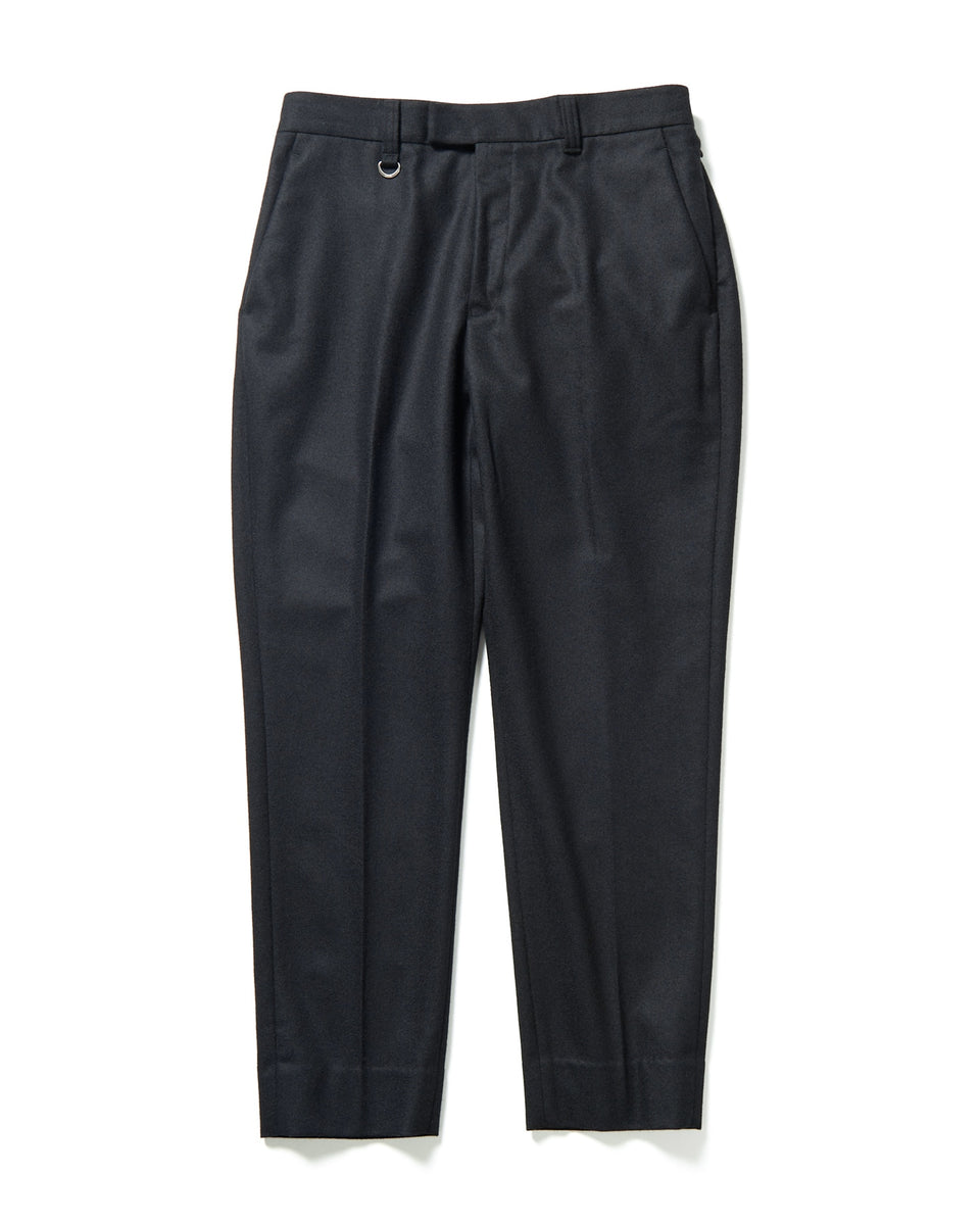 SOPHNET. WOOL SHIRRING SLIM FIT SLACKS Ｓ SOPH. | FLANNEL WOOL SHIRRING SLIM FIT SLACKS(M BROWN):