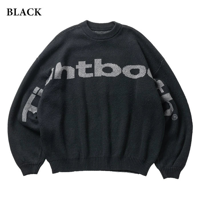 TIGHTBOOTH 24A/W BIG LOGO KNIT SWEATER [ FW24-KN02 ] – cotwohk