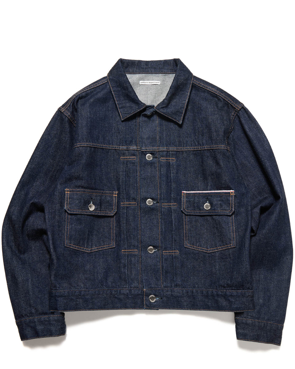 ジャケット・アウター uniform experiment WASHED DENIM JACKET uniform experiment 25S/S WASHED DENIM JACKET [ UE-250011