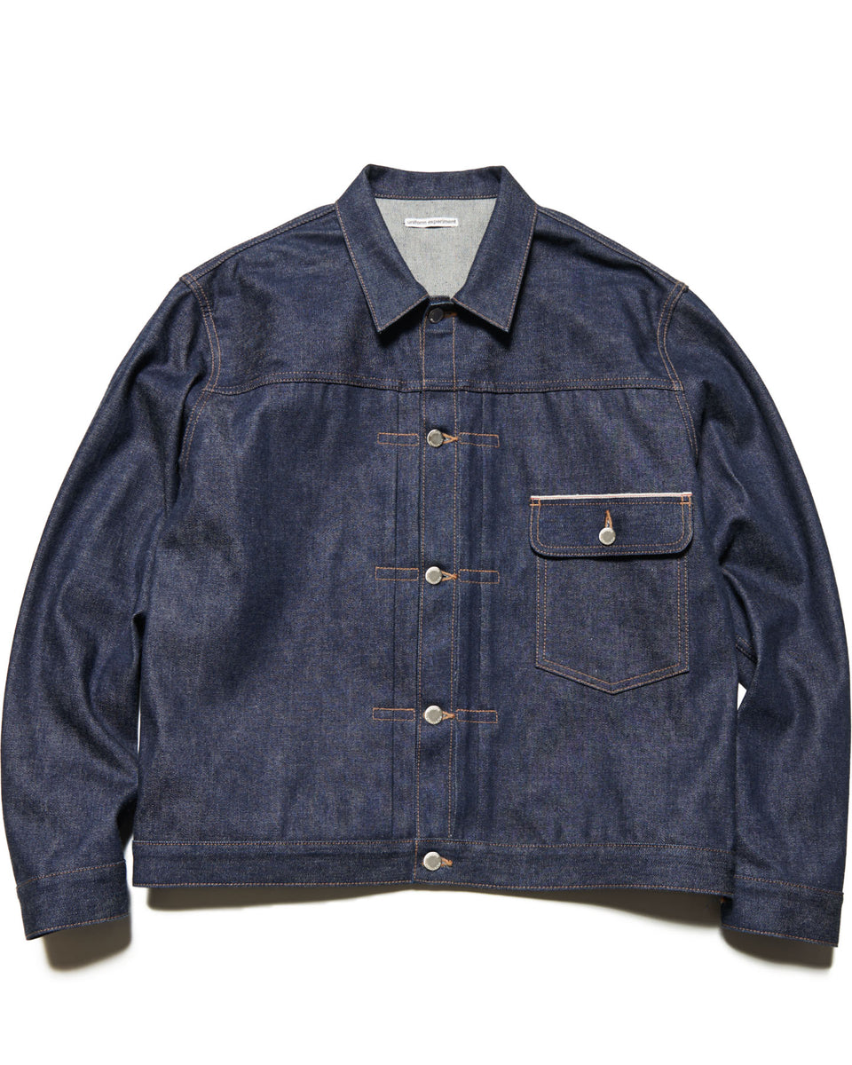 uniform experiment 25A/W RIGID DENIM TRUCKER JACKET [ UE
