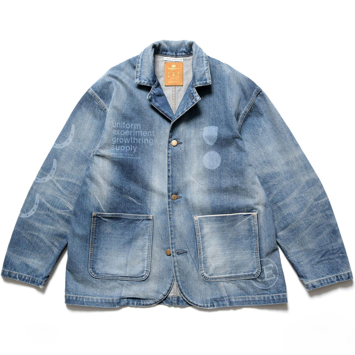 uniform experiment 26S/S GRS FADED DENIM JACKET [ UE-260073 