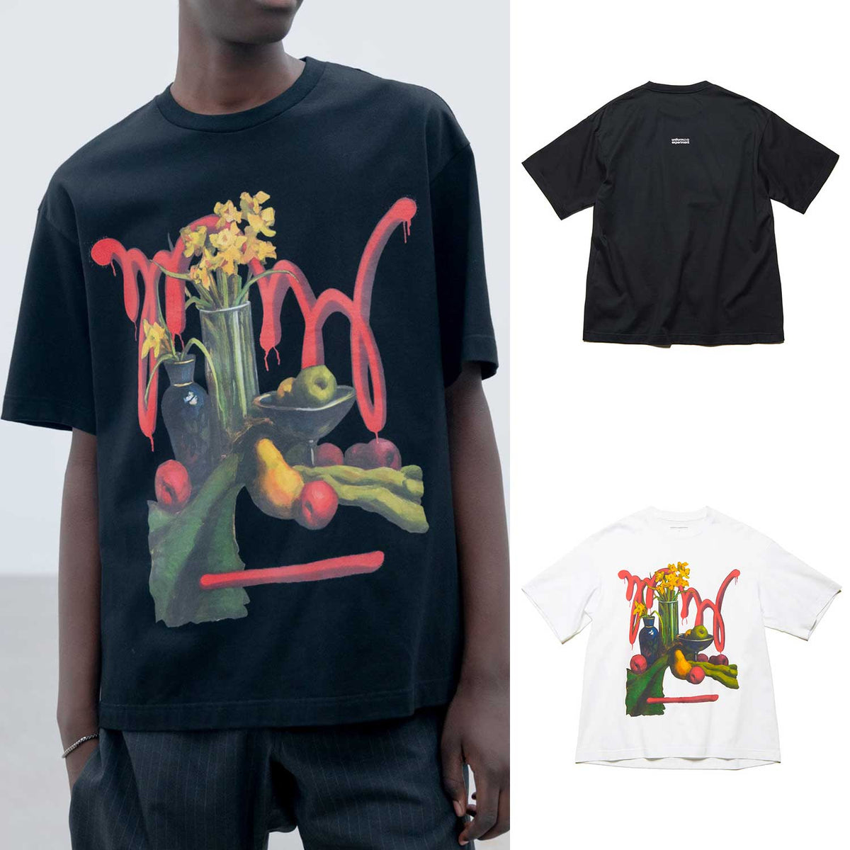 uniform experiment 26S/S MICHAEL CHERNO: NARCISSUS TEE [ UE-260070 