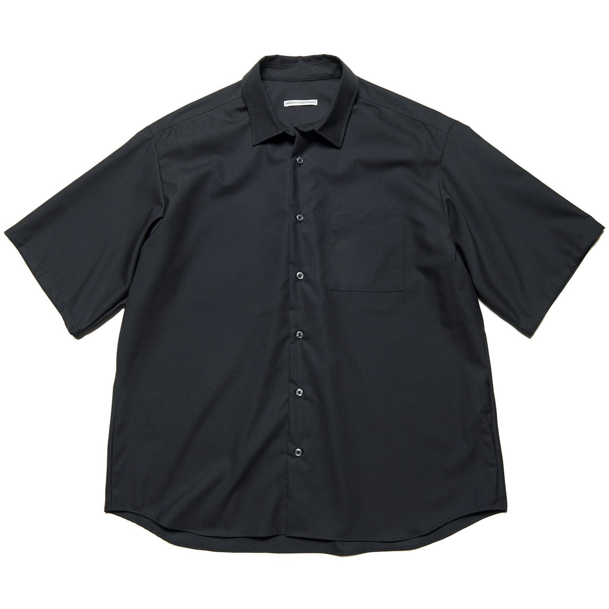uniform experiment 26S/S STRETCH WOOL RELAX-FIT S/S SHIRT [ UE 
