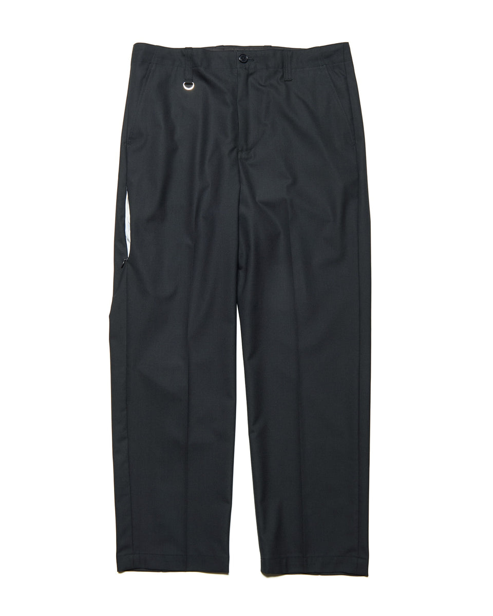 uniform experiment 26S/S STRETCH WOOL SIDE POCKET TAPERED PANTS