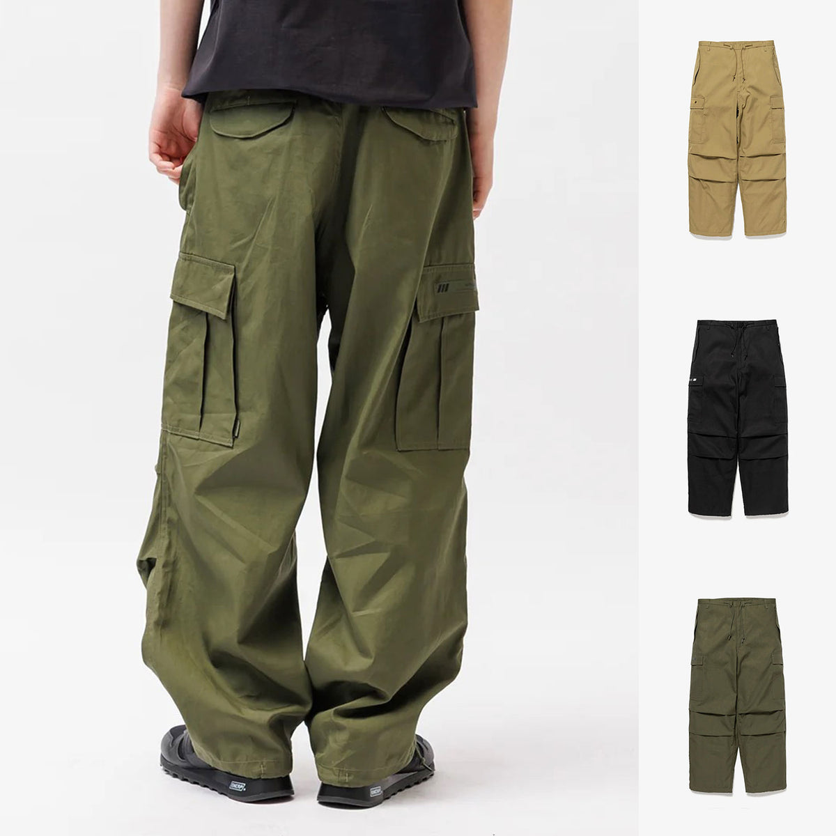 Pre-order ] WTAPS 26S/S MILT0001 / TROUSERS / COTTON. CNVS