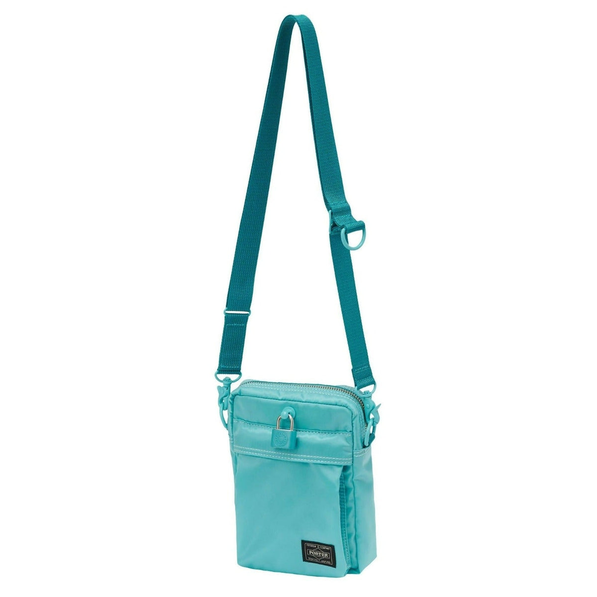 PORTER TURQUOISE VERTICAL SHOULDER BAG [ 381-26862 ]