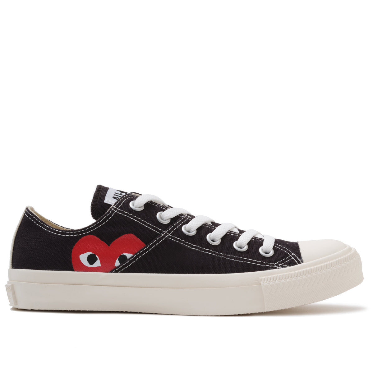 Comme des garcons black converse low hotsell