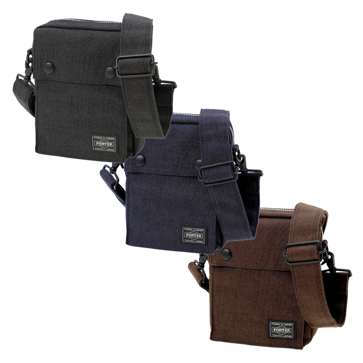 PORTER SMOKY 20th Anniversary VERTICAL SHOULDER BAG