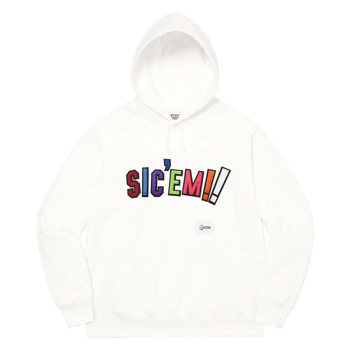 WTAPS x Supreme Sic'em! Hooded Sweatshirt [ 21274SPD-CSM02S