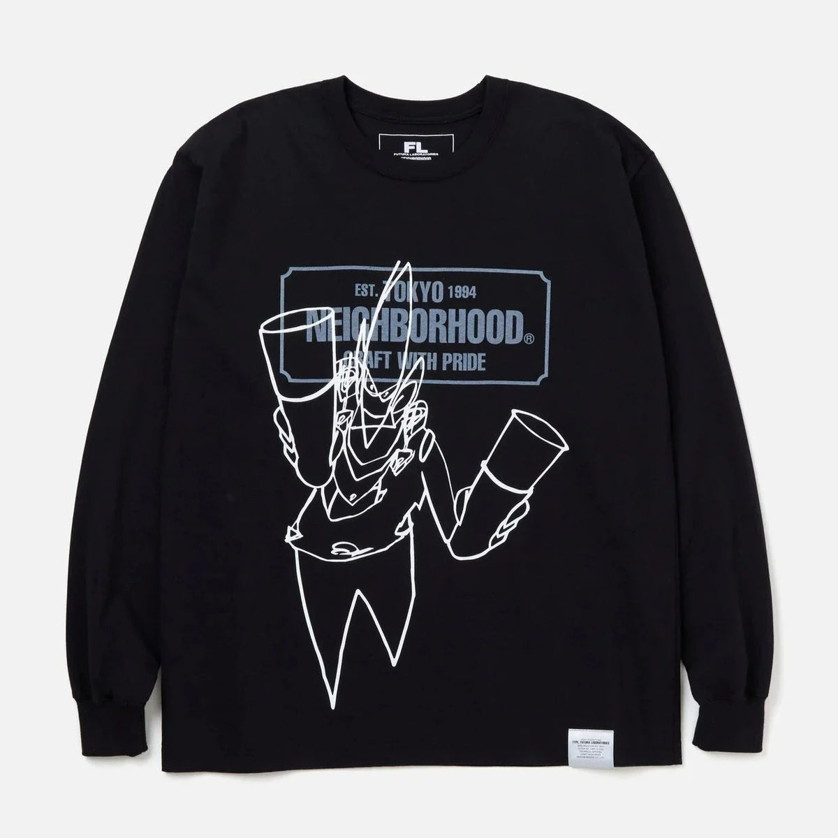 NEIGHBORHOOD x Futura Laboratories HOMESPRAY FL-007 CREWNECK NEIGHBORHOOD x Futura Laboratories HOMESPRAY FL-007 CREWNECK