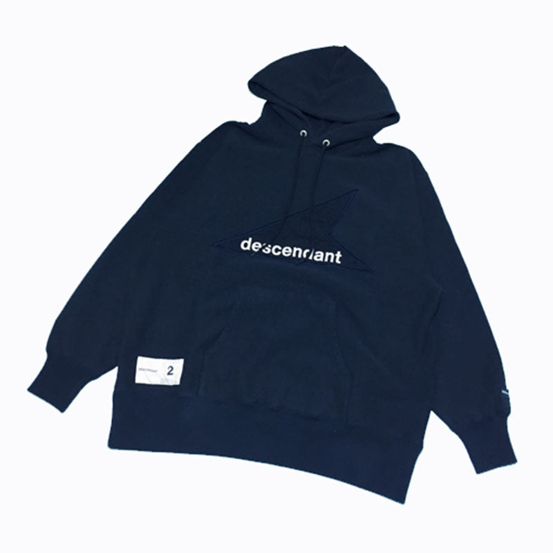 DESCENDANT 18S/S CETUS HOODED SWEATSHIRT [ 181ATDS-CSM33 ]