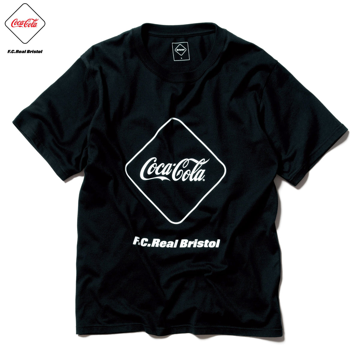 20SS/COCA COLA/パーカー/L/コットン/レッド/ホワイト/ブラック/FCRB