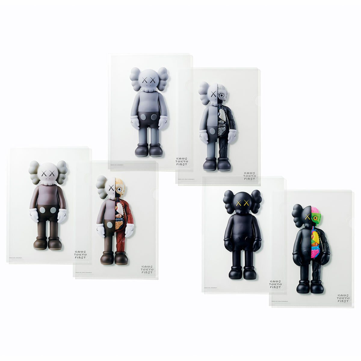 kaws tokyo first ハンカチ handkerchief 2種類（MEDICOM TOY