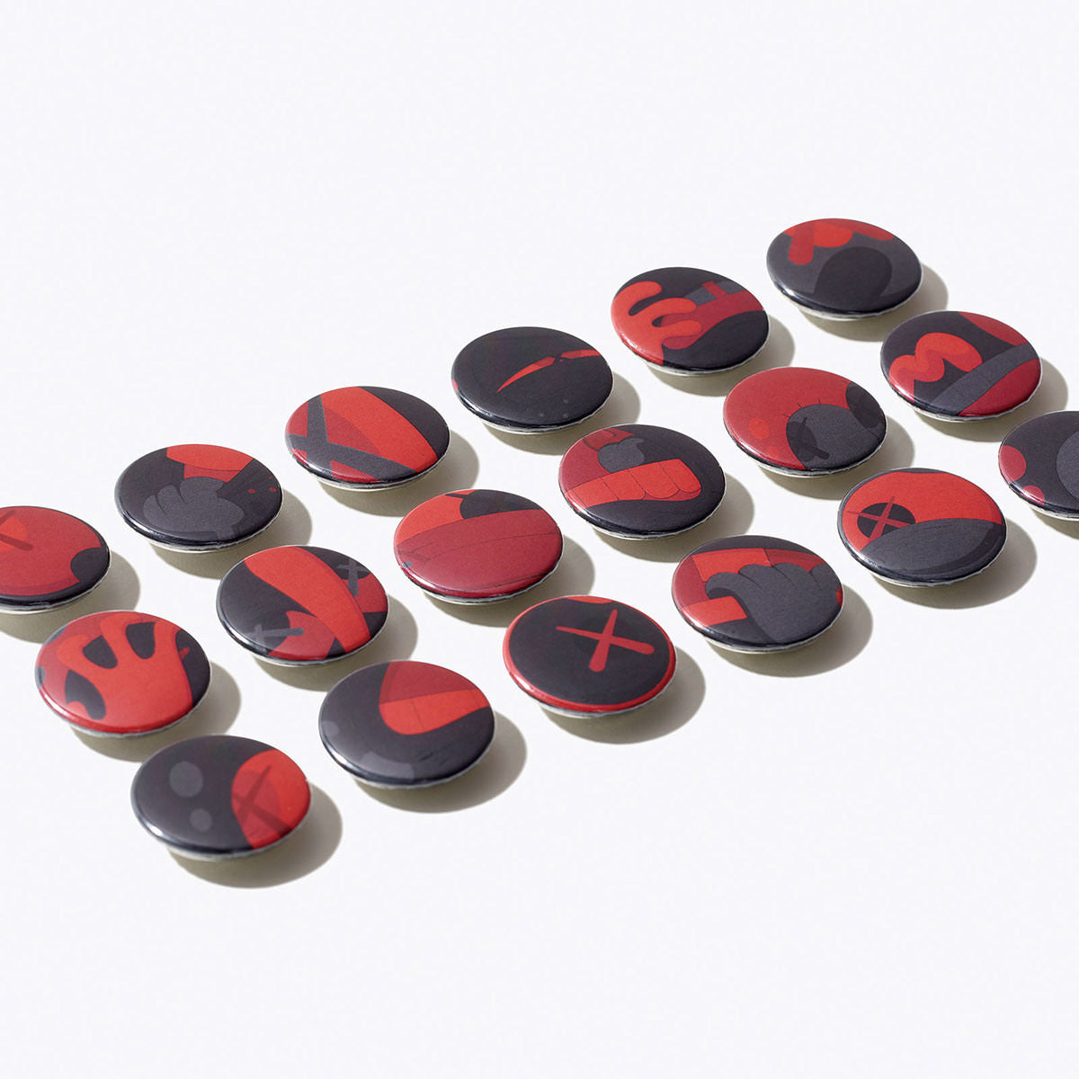 KAWS TOKYO FIRST Button Badge [ 18pcs Set ] – cotwohk