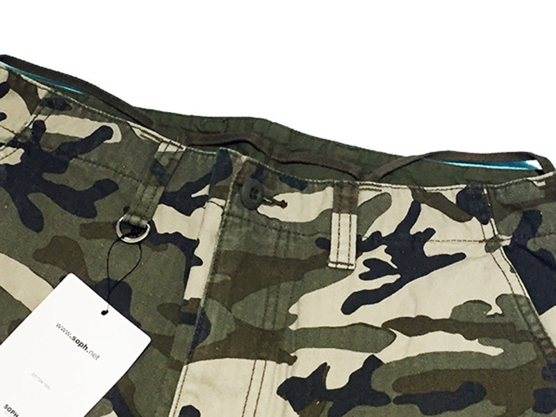 試着程度/SOPHNET. CAMOUFLAGE HERRINGBONE FIELD SHORT PANT (PAINTED