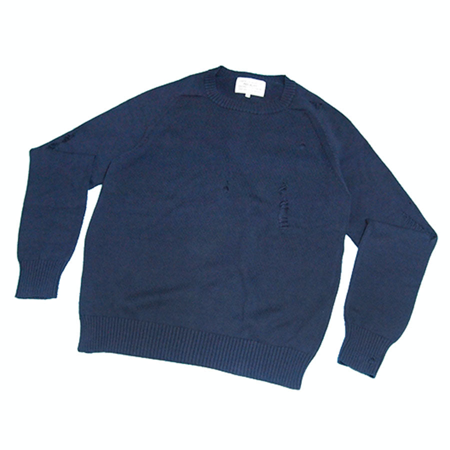 THE PARKING GINZA x PEEL&LIFT DAMEGED COTTON JUMPER