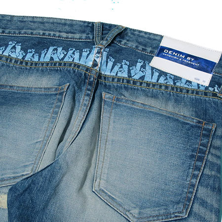 【DENIM BY VANQUISH ＆ FRAGMENT】 Denim By Vanquish & Fragment - Paint Tapered Denim Jeans