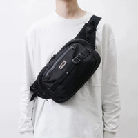 master-piece 30th Anniversary Series "Black Crazy" Waist Bag No.01743-30th