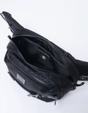 master-piece 30th Anniversary Series "Black Crazy" Waist Bag No.01743-30th