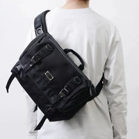 master-piece 30th Anniversary Series "Black Crazy" Messenger Bag No.01756-30th