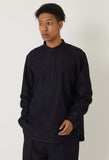 BLUE BLUE JAPAN GOLD YARN INDIGO PULL-OVER LS SHIRT