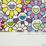 MURAKAMI TAKASHI kaikai kiki Flower Tanzaku [ Enjoying the Cool in Summer on a Riverside Platform ]
