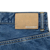 DESCENDANT 25A/W 1995 DENIM TROUSERS BAGGY LIGHT WASH [ 252WVDS-PTM04 ]