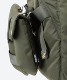 COMME des GARCONS HOMME NYLON TWILL 3-POCKET MOON BAG [ HR-K207-051 ]