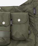 COMME des GARCONS HOMME NYLON TWILL 3-POCKET MOON BAG [ HR-K207-051 ]