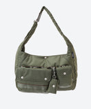 COMME des GARCONS HOMME NYLON TWILL 3-POCKET MOON BAG [ HR-K207-051 ]
