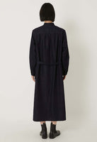 BLUE BLUE JAPAN GOLD YARN INDIGO BAND COLLAR SHIRT ONE PIECE