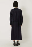 BLUE BLUE JAPAN GOLD YARN INDIGO BAND COLLAR SHIRT ONE PIECE