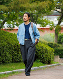 THE NORTH FACE PURPLE LABEL Linen Cotton Denim Field Cardigan [ N26FA028 ]