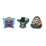 ONE PIECE BASE SHOP 3-Piece Acrylic Clip Set